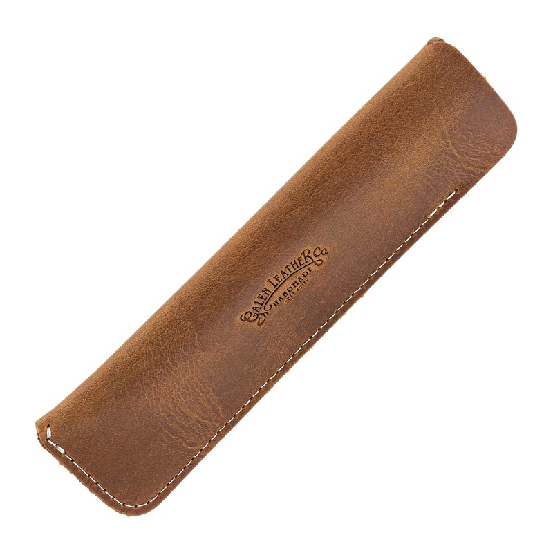 Galen Leather Single Pen Case in Crazy Horse Brown