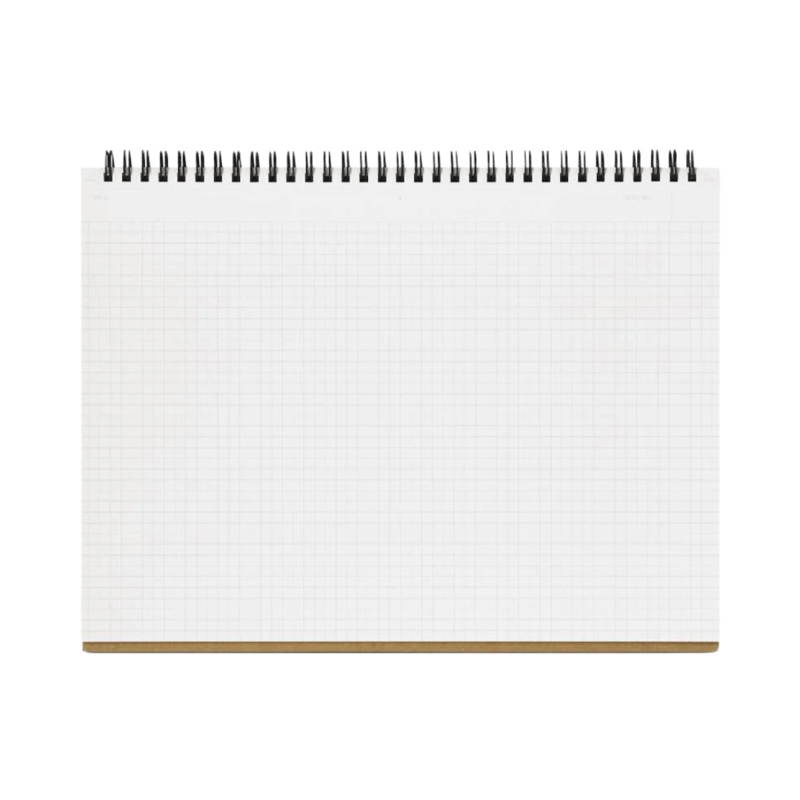 Maruman Mnemosyne A4 Notebook – Landscape / Graph (Black)
