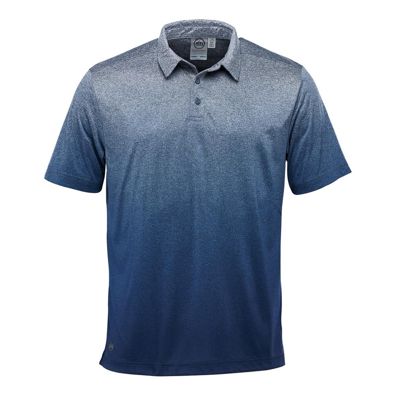 Men’s Mirage Polo|Carbon Heather|Navy Heather