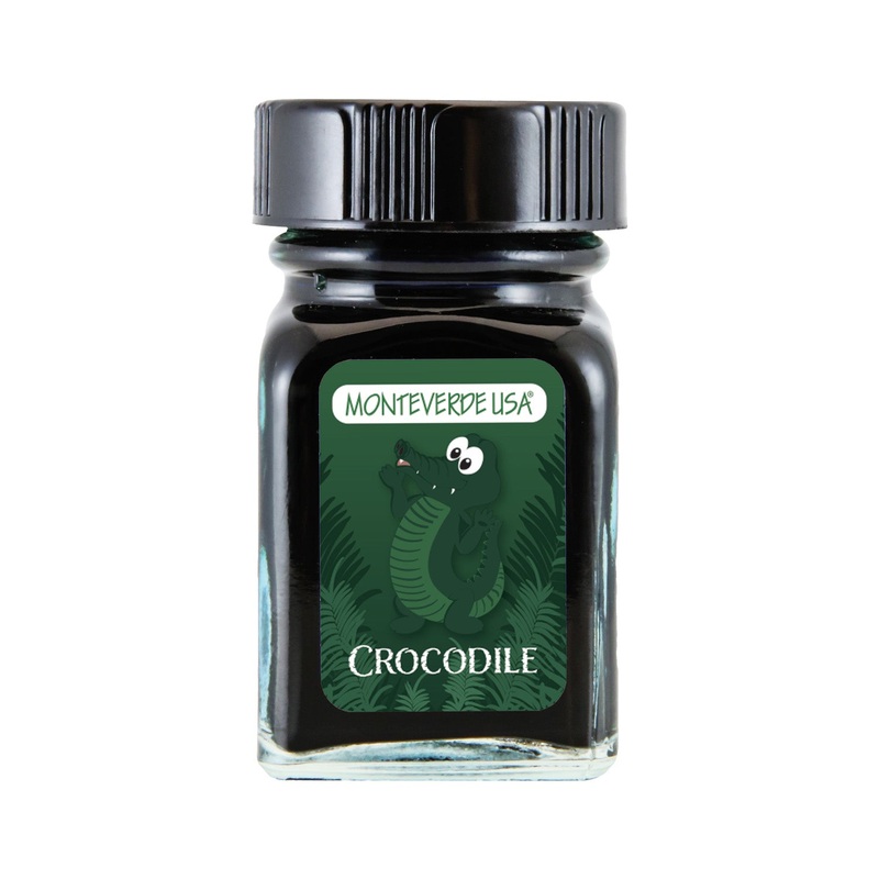 Monteverde Jungle Crocodile Ink Bottle, Green – 30ml