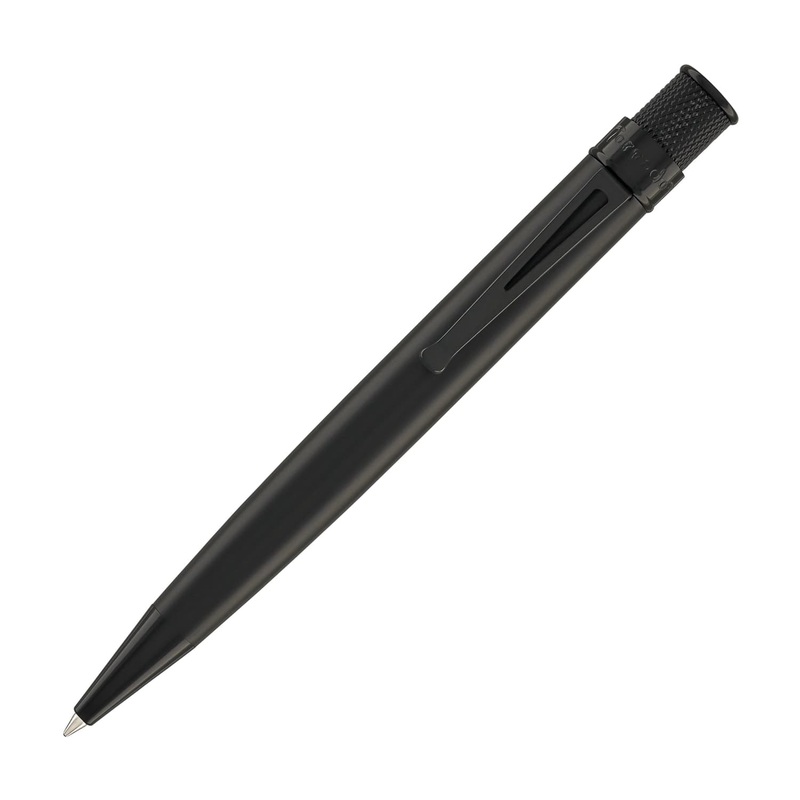Retro 51 Tornado Deluxe Black Stealth Rollerball Pen