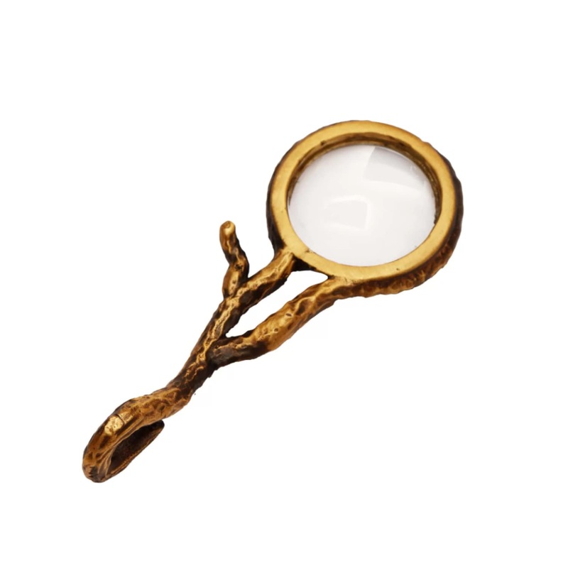 Sepia Accessories Tree Branch Brass Magnifying Glass