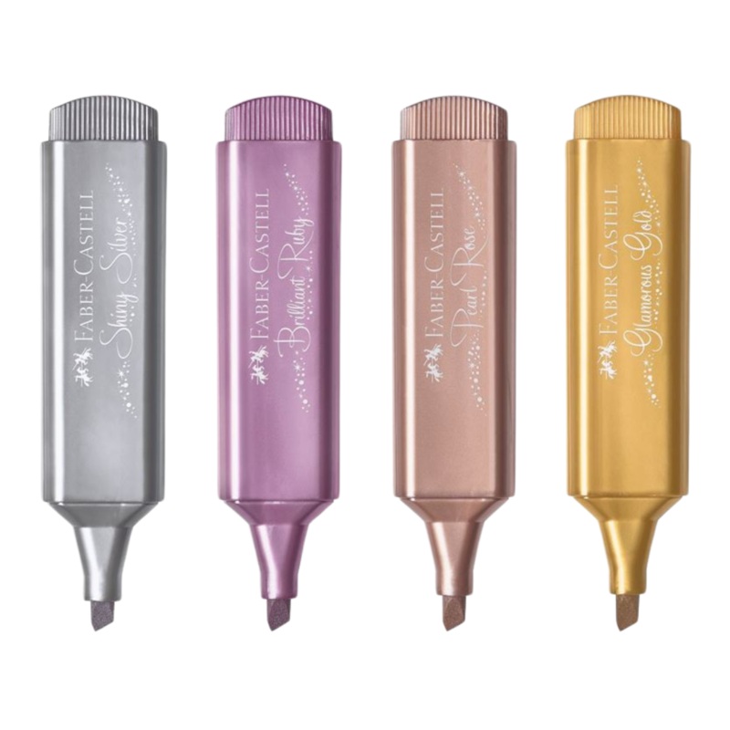Faber-Castell Highlighter TL 46 Metallic Set of 4