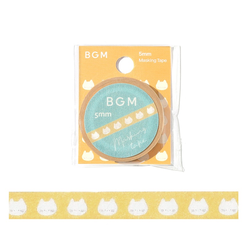 BGM Foil Stamping Masking Tape: Life – Cats