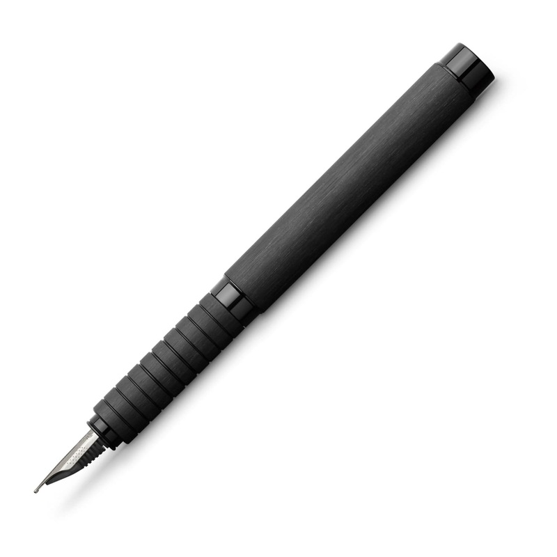 Faber-Castell Essentio Fountain Pen in Aluminum Black