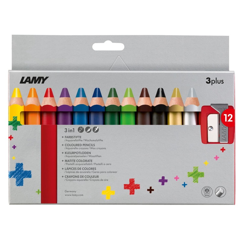 Lamy 3Plus Colored Pencils – Pack of 12