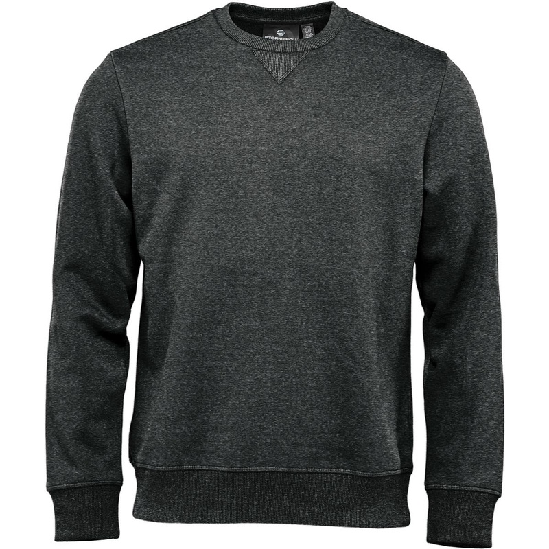 Men’s Yukon Crew Pullover|Black|Carbon Heather|Peat