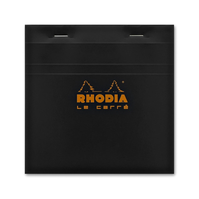 Rhodia Staplebound Graph Paper Notepad in Black – 5.75 x 5.75