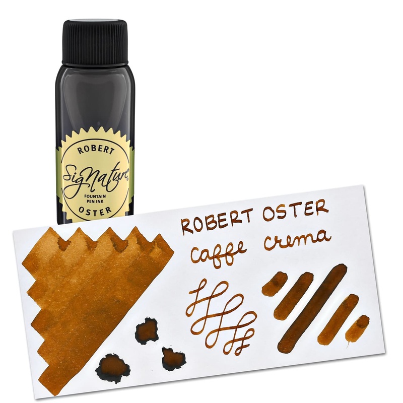 Robert Oster Bottled Ink in Caff Crema Brown – 50 mL