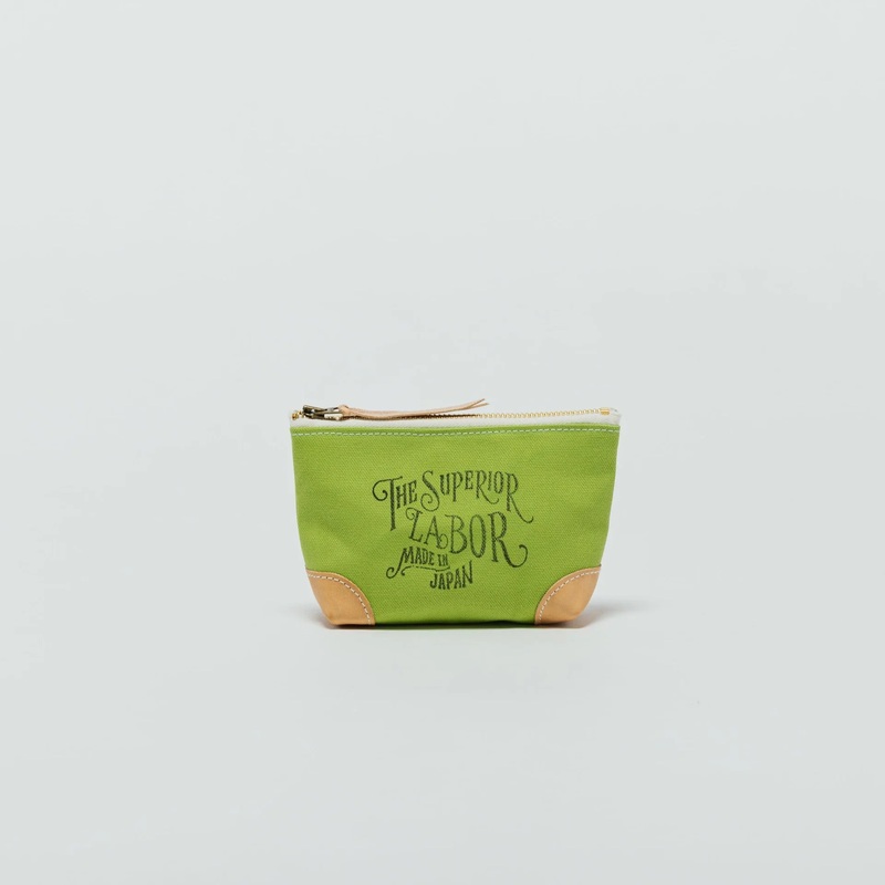 The Superior Labor #02 Color Canvas Pouch – Yellow Green