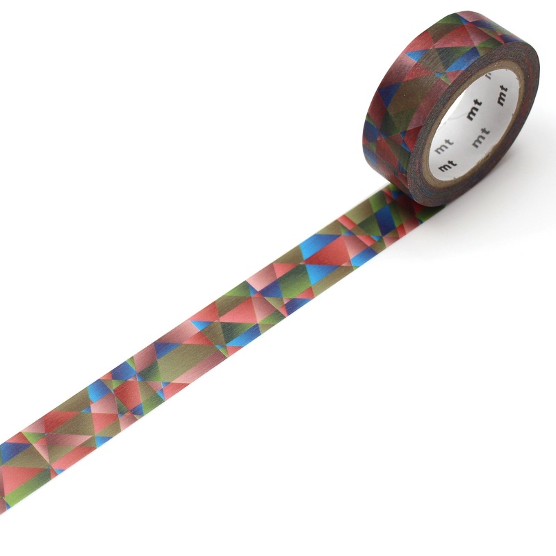 (DC) MT Deco Washi Tape Polygon Gradation Deep