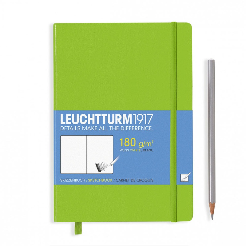 Leuchtturm1917 Hardcover A5 Medium Sketchbook Lime