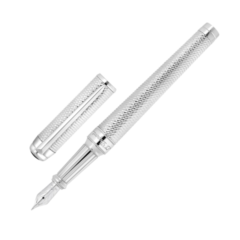 S.T. Dupont Eternity XL Fountain Pen – Diamond Head Guilloche