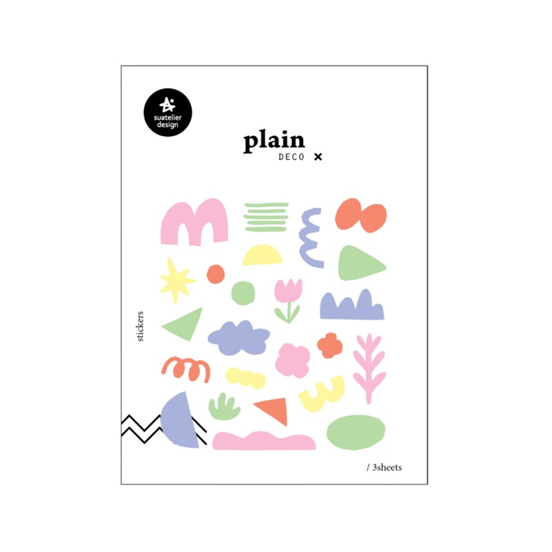Suatelier Plain Deco Sticker – Plain.72