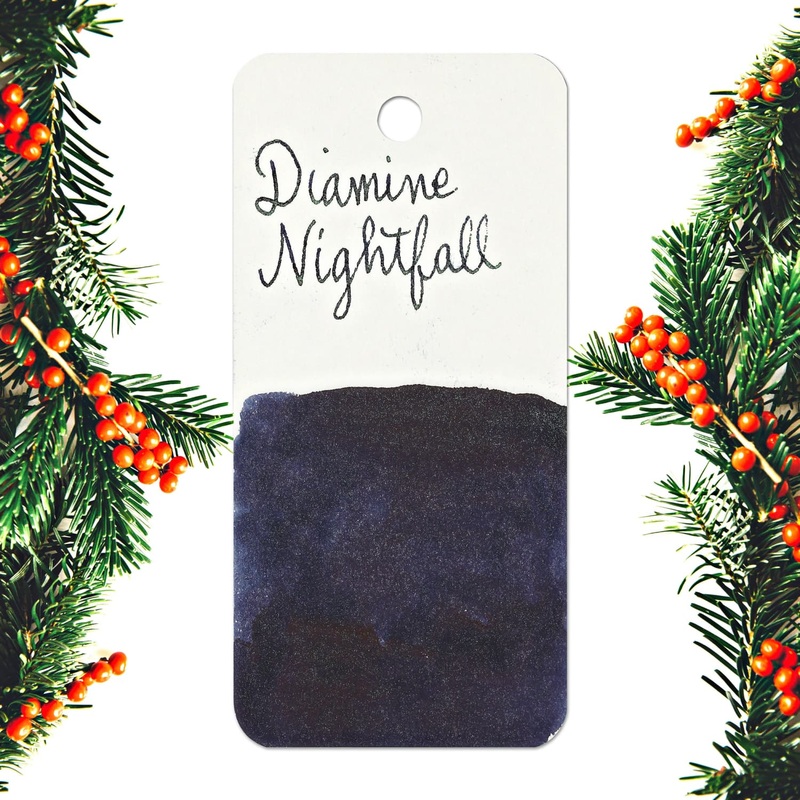 Diamine Inkvent Purple Edition Chameleon & Shimmer & Sheen Bottled Ink in Nightfall – 50 mL