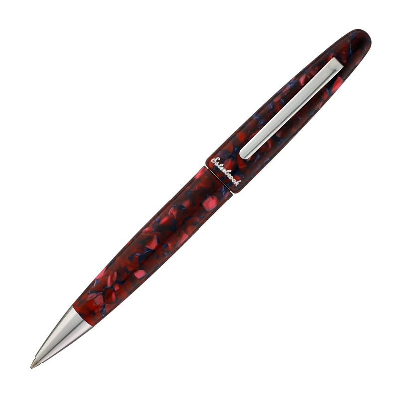 Esterbrook Estie Ballpoint Pen in Scarlet with Palladium Trim