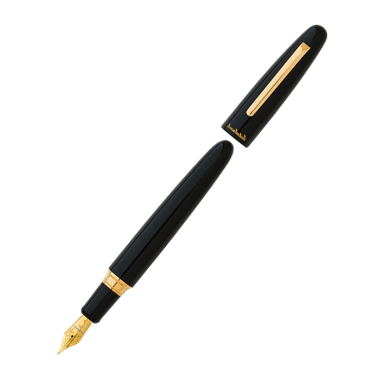 Esterbrook Estie Oversized Fountain Pen – Ebony with Gold Trim