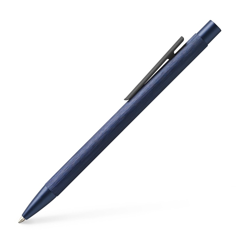 Faber-Castell NEO Slim Ballpoint – Aluminum Dark Blue