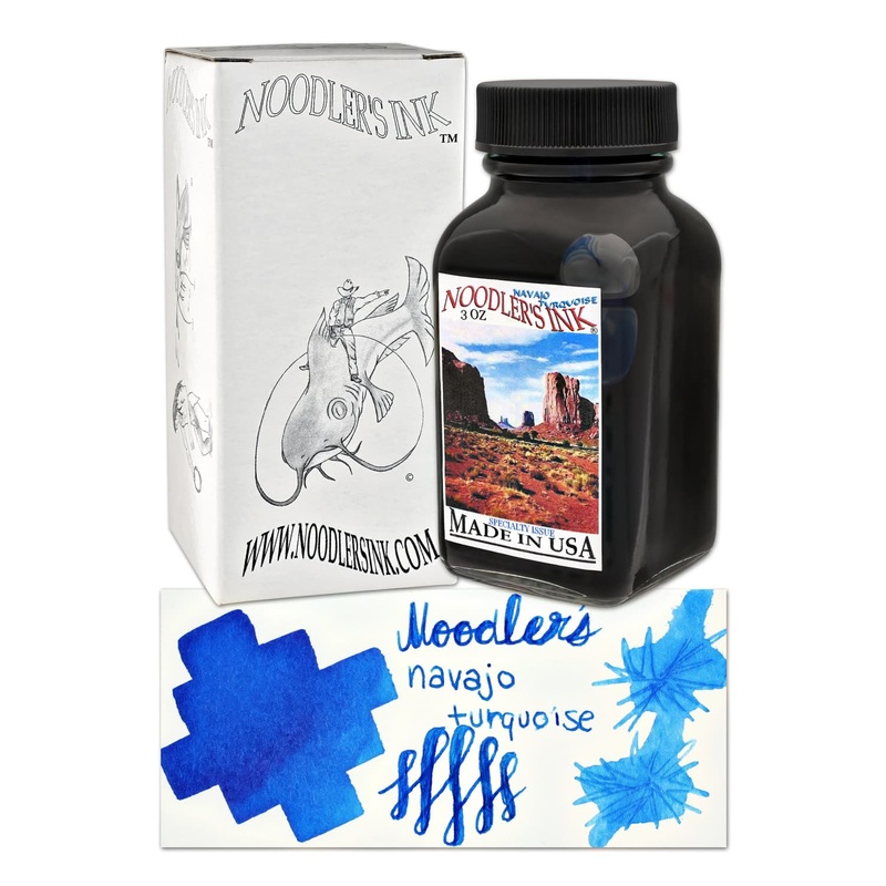 Noodler’s Navajo Turquoise Fountain Pen Ink – 3oz Bottle