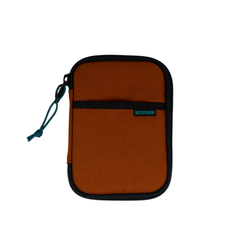 Rickshaw Bagworks Fillmore Pen Case – Clay with Peacock