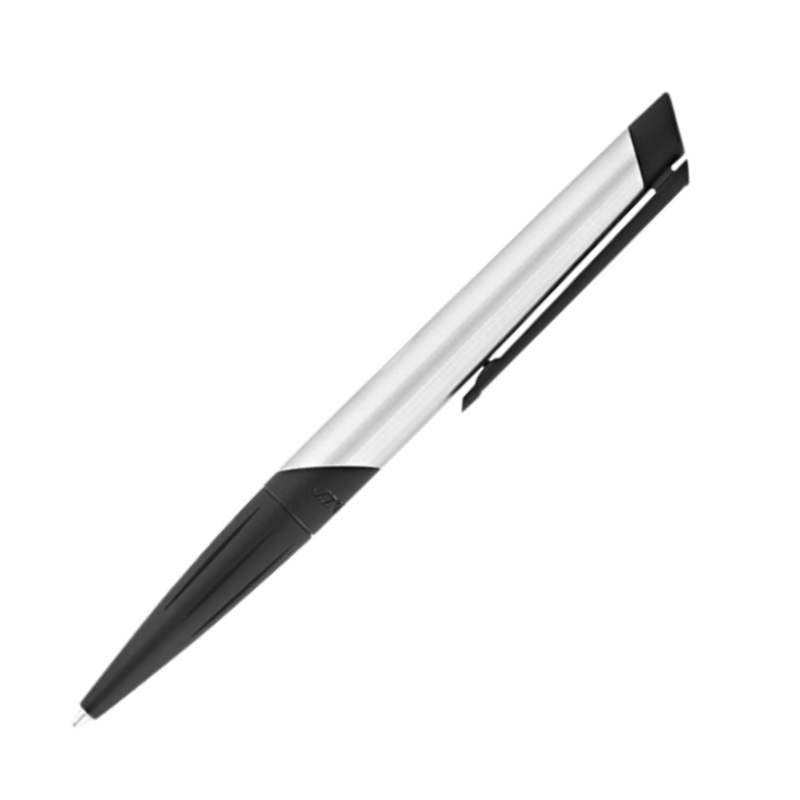 S.T. Dupont Defi Millenium Ballpoint – Brushed Chrome and Matte Black