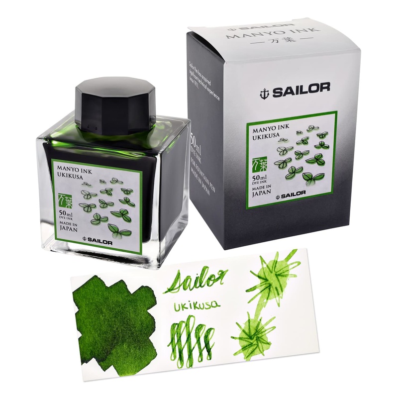 Sailor Manyo Bottled Ink in Ukikusa – 50 mL