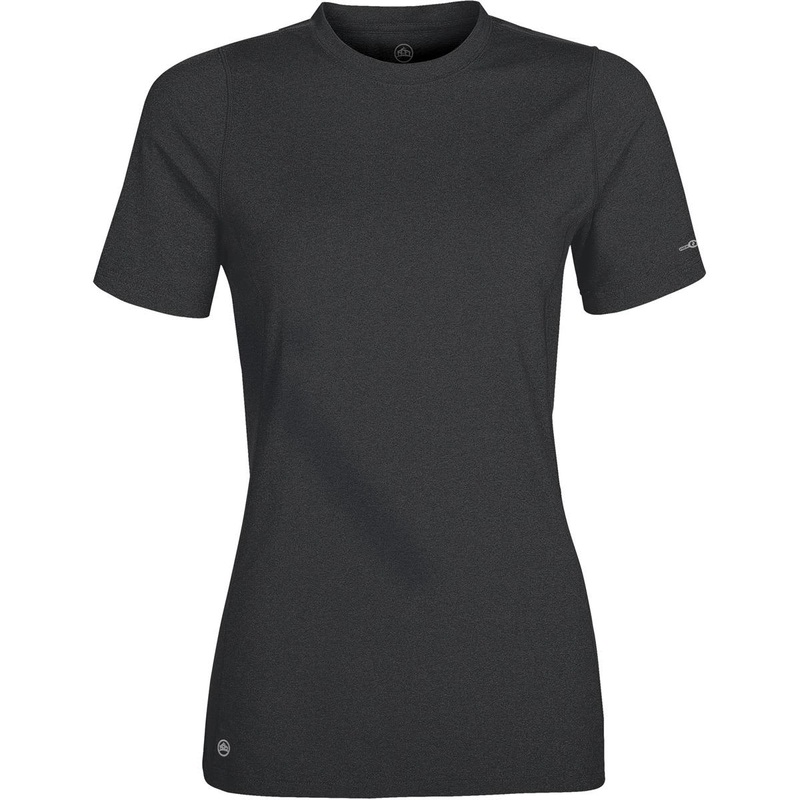 Women’s Lotus H2X-Dry S/S Tee|Carbon Melange|Navy Melange