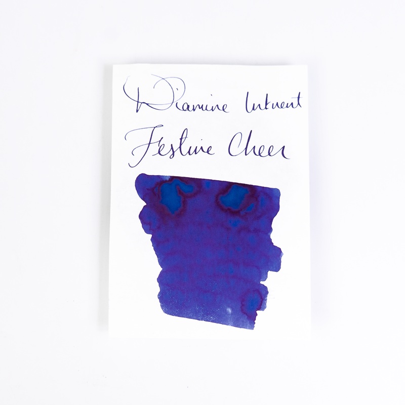 Diamine Festive Cheer (50ml) Bottled Ink (Sheening) – Blue Edition
