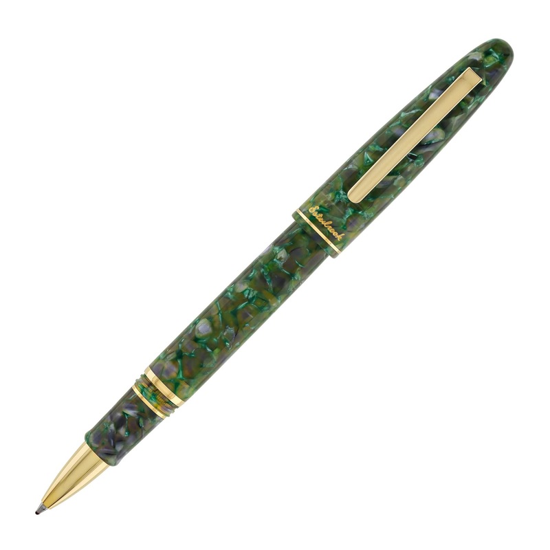 Esterbrook Estie Rollerball Pen in Jurassic with Gold Trim