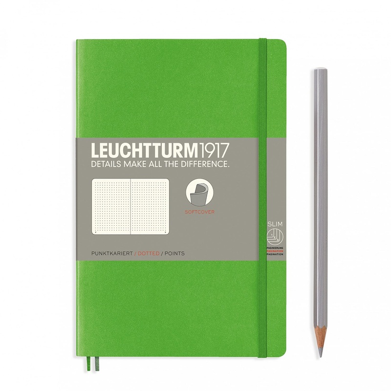 Leuchtturm1917 Softcover B6 Notebook Fresh Green – Dotted