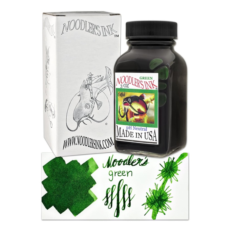Noodler’s Standard Green Fountain Pen Ink – 3oz Bottle