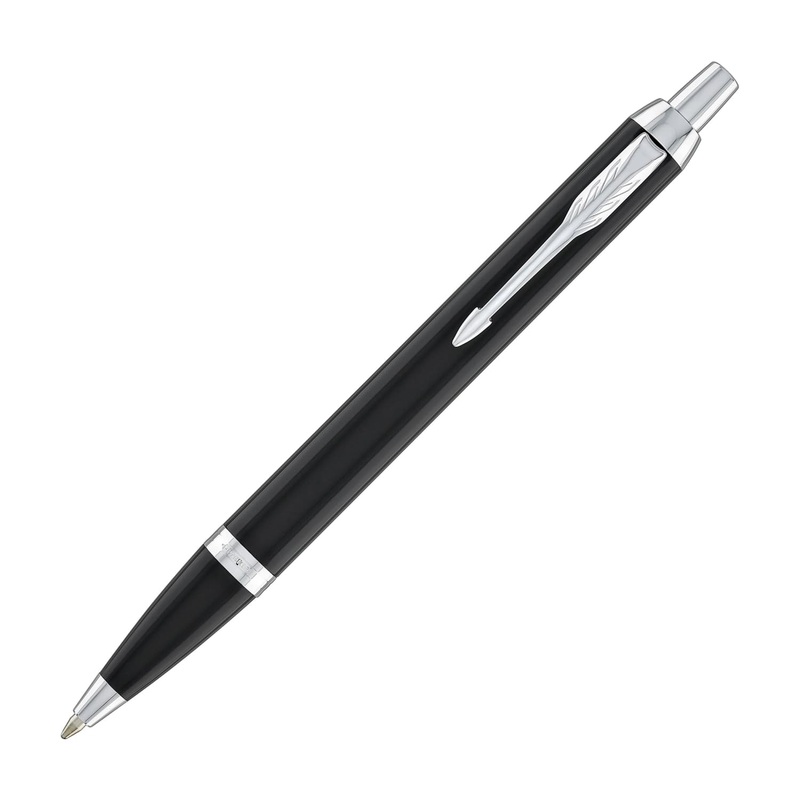Parker IM Ballpoint Pen in Black with Chrome Trim