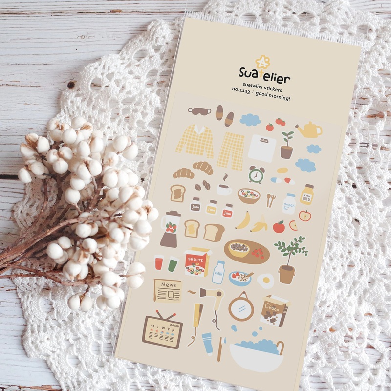 Suatelier Daily Deco Stickers –  Good Morning! Sticker