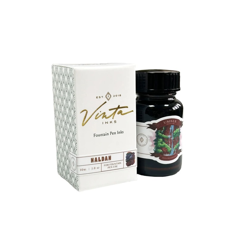 Vinta Inks Special Edition Bottled Ink in Umber [Haldan 1986] – 30mL