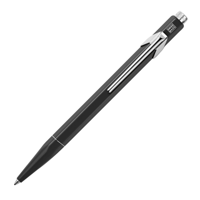 Caran d’Ache 849 Popline Ballpoint Pen in Black with Holder