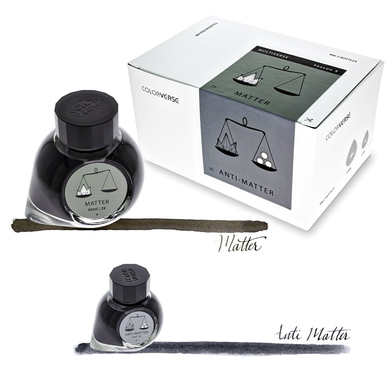 Colorverse Multiverse Bottled Ink in Matter & Anti-Matter – Set of 2