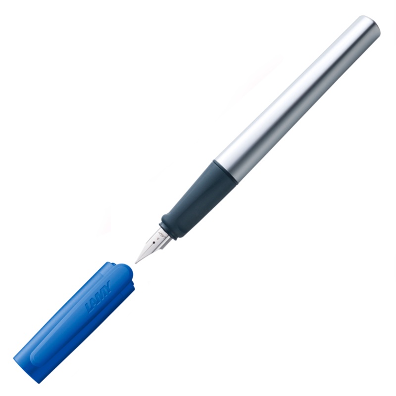 LAMY nexx Fountain Pen – Blue|Extra Fine|Fine|Medium|Broad|1.1mm|1.5mm|1.9mm|Left Handed