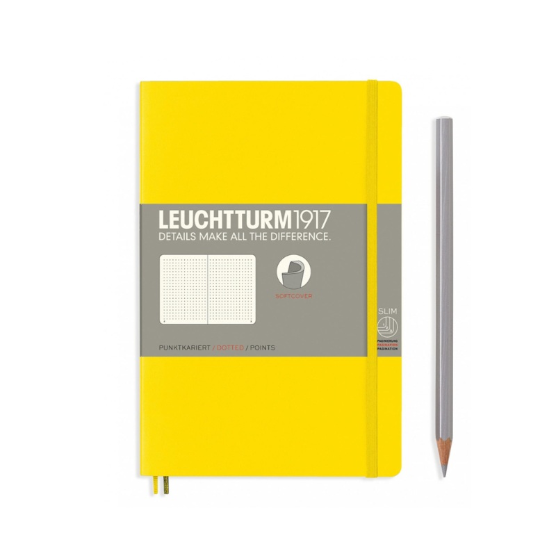 Leuchtturm1917 B6+ Softcover Notebook – Dotted / Lemon