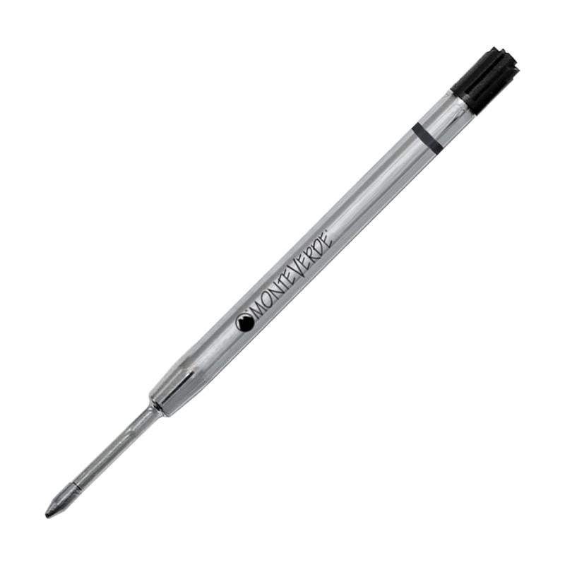Monteverde Capless Gel Refill To Fit Parker Ballpoint Pen – Black, Broad (Pack of 2)