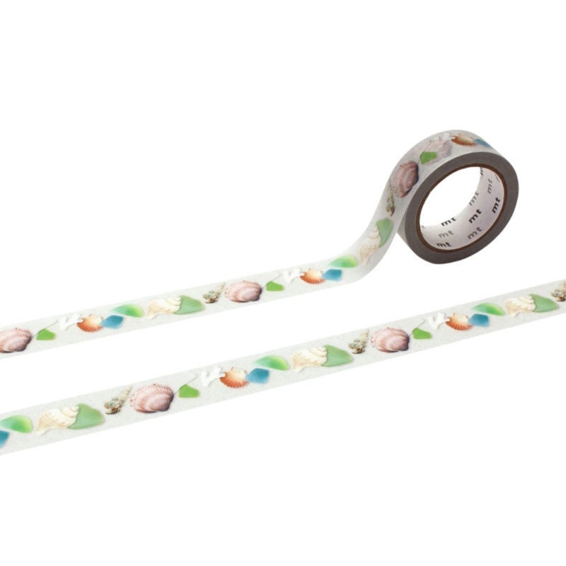 MT EX Washi Tape – Sea Glass and Shells