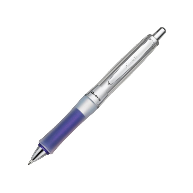 Pilot Dr. Grip Center of Gravity Retractable Ballpoint Pen in Violet Blue – Medium Point