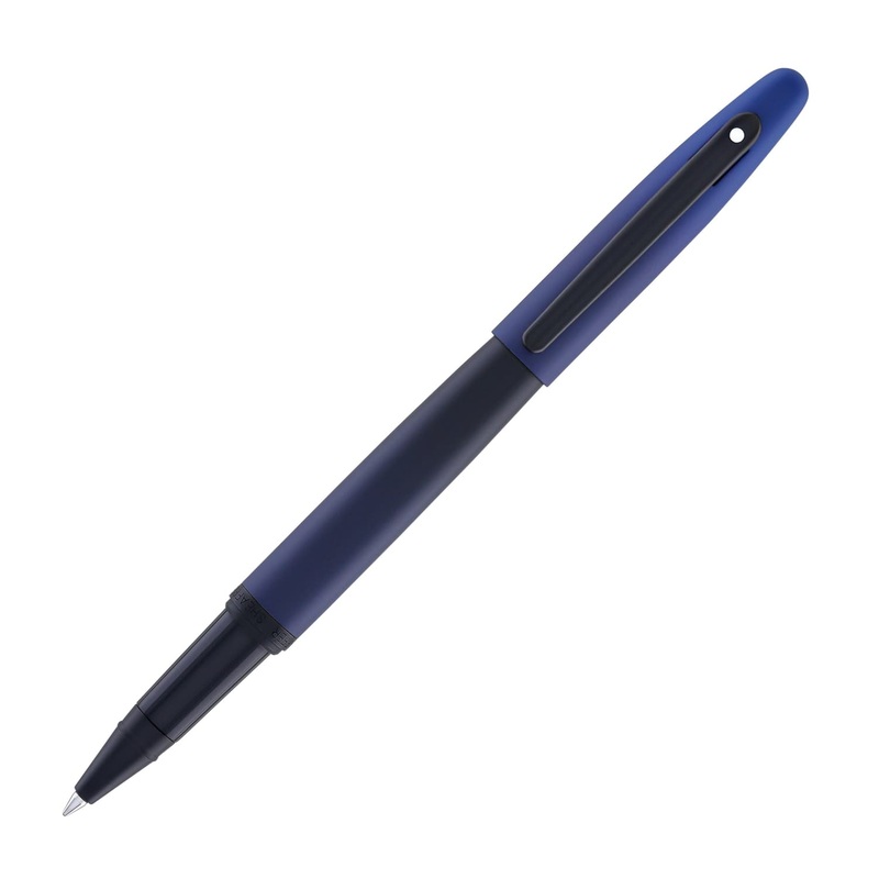 Sheaffer VFM Rollerball Pen in Matte Blue with PVD Trim