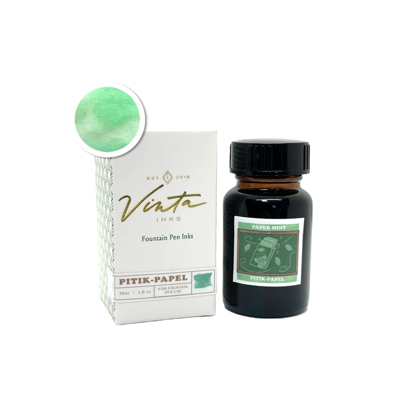 Vinta Inks Homeroom 30ml Bottled Ink – Paper Mint [Pitik-Papel]