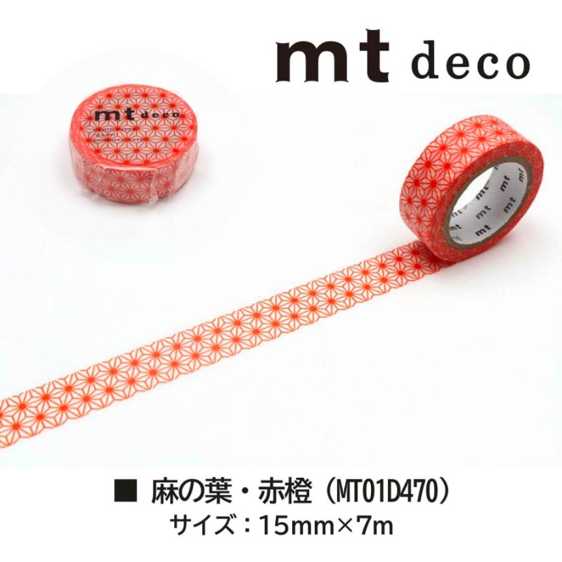 MT Deco Washi Tape – Asanoha Akadaidai