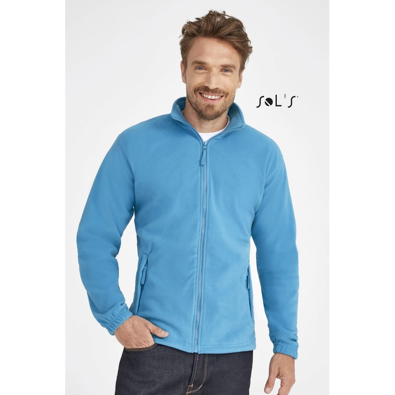 NORTH MEN’S ZIPPED FLEECE JACKET