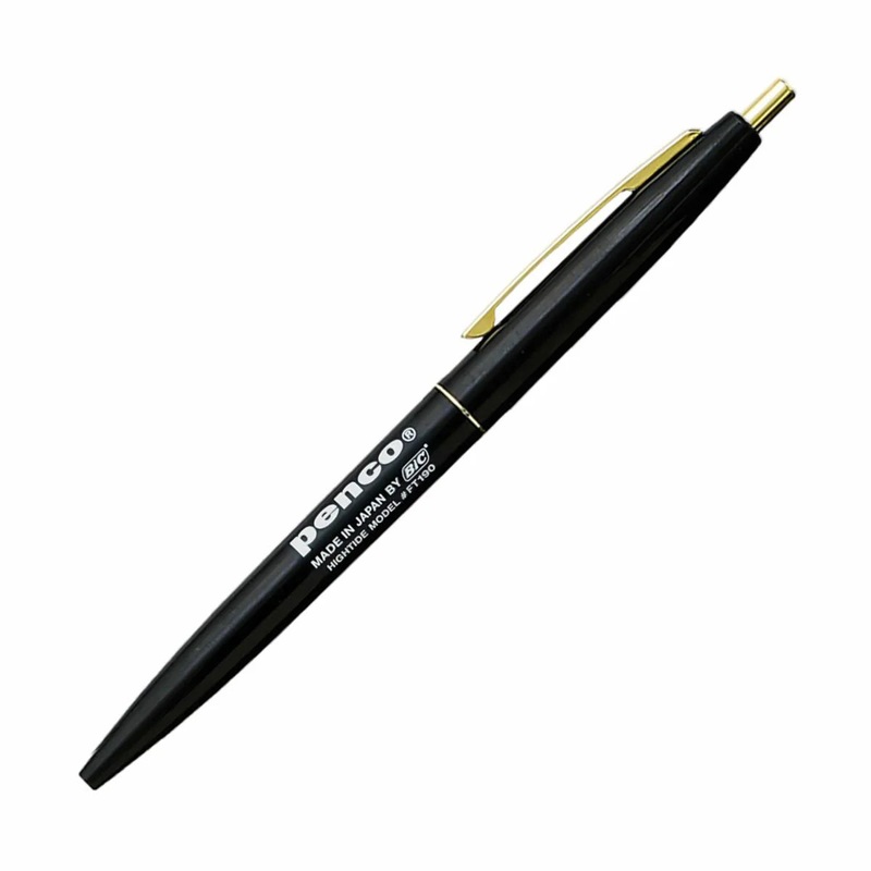 Penco Knock Ballpoint Pen – Black