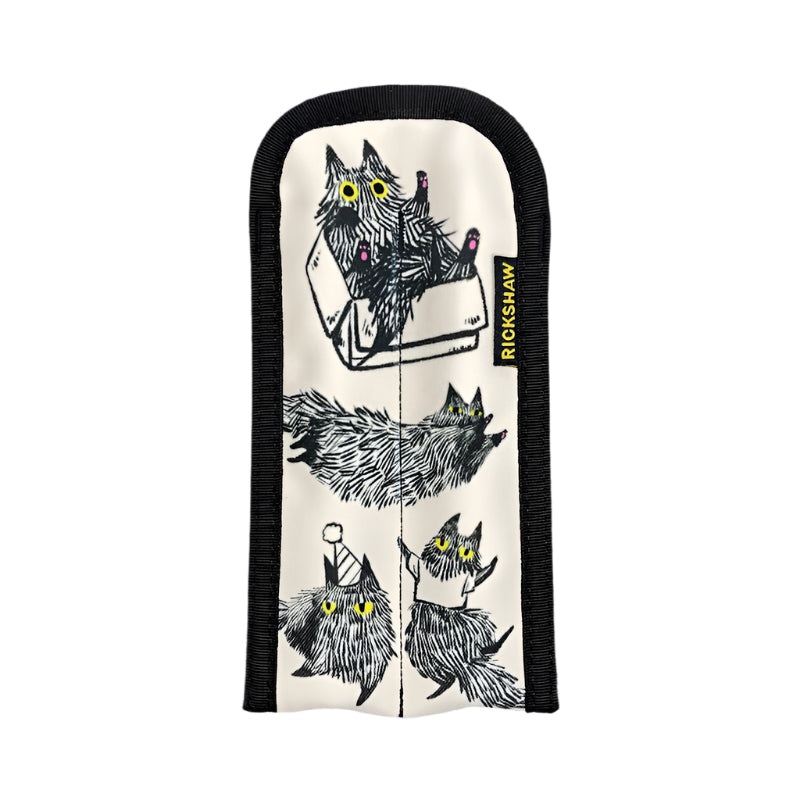 Rickshaw Bagworks 2-Pen Coozy Sleeve – Yuki Cat (L)