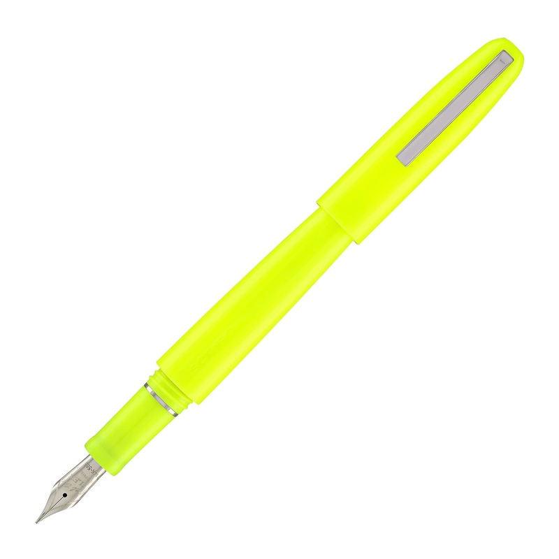 Scribo Piuma Fountain Pen in Art (Fluorescent Yellow)