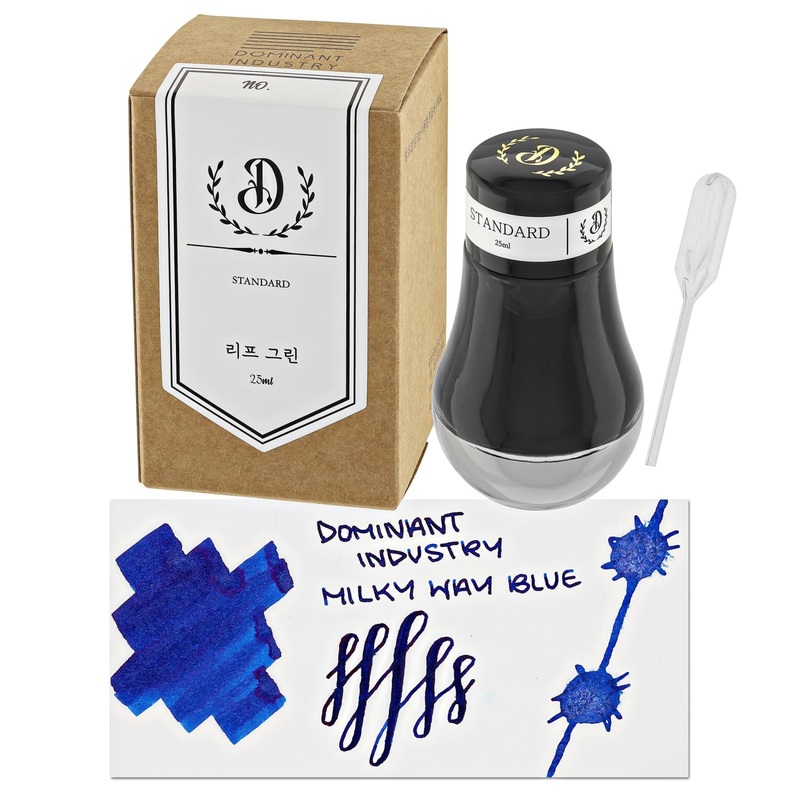 Dominant Industry Pearl Series Bottled Ink in Milky Way Blue – 25mL