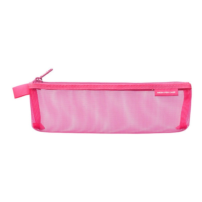 Midori CL Mesh Mini Pen Pouch Pink